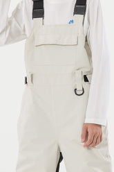 Boys’ Off White Reflective Durable Workwear Snow Bibs